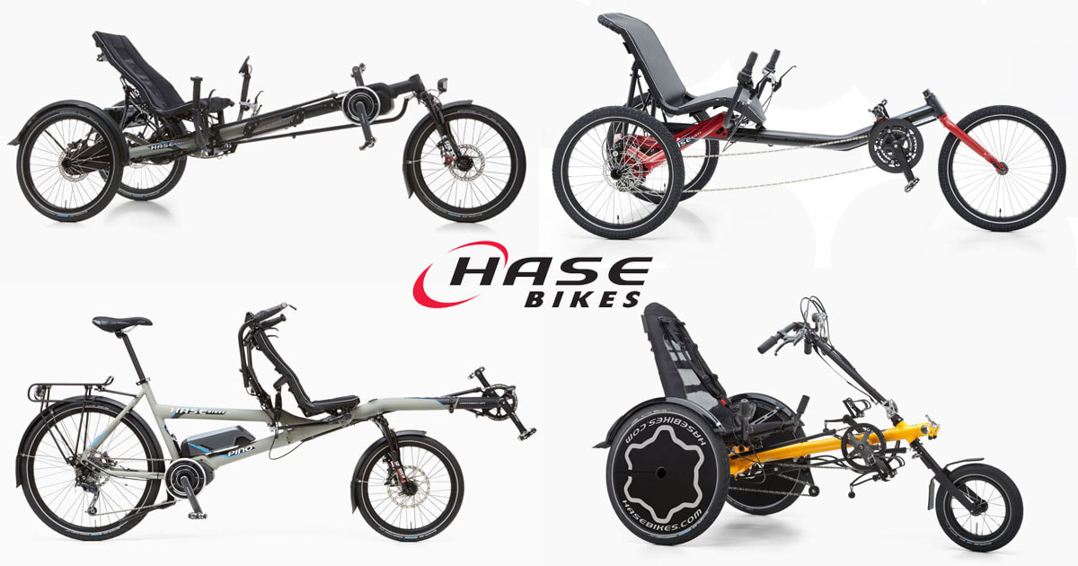 Hase Bikes at CABDA: Evolution, Trigo, Pino, Trets