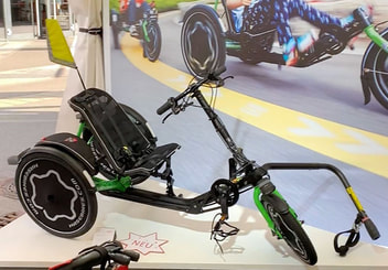 The newly designed Hase TRETS recumbent trike for kids