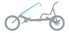 top handlebar option for the TRIGO UP delta trike