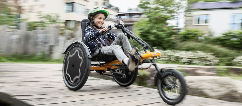 Hase Trets adaptive recumbent trike for special needs kids